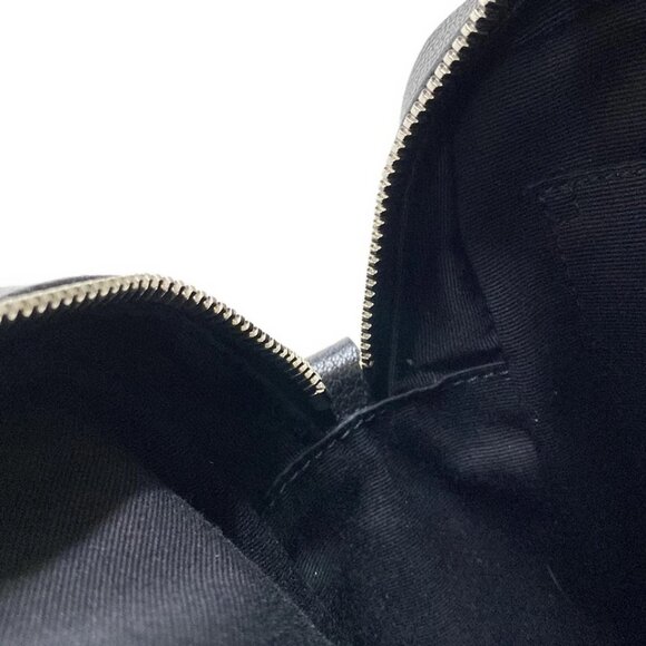 SAINT LAURENT PARIS Lou Camera Bag Cream Black Coated Canvas Leather 838-072125 - Picture 13 of 14